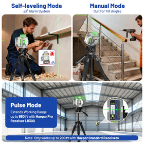 Pulse mode extending visibility for bright environments and outdoor work