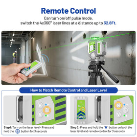 Huepar Pro ZK04CG 4D laser beams provide stable lines across spaces