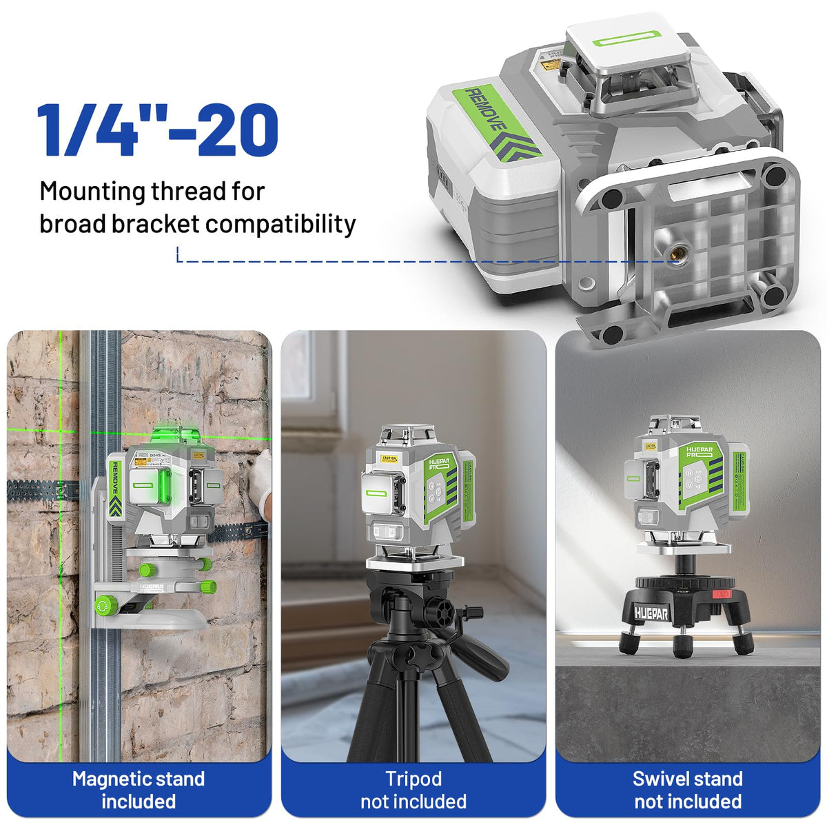 Huepar Pro ZK04CG IP54 rugged build resists dust and moisture