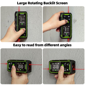 Huepar rechargeable Li-ion battery powering hours of use