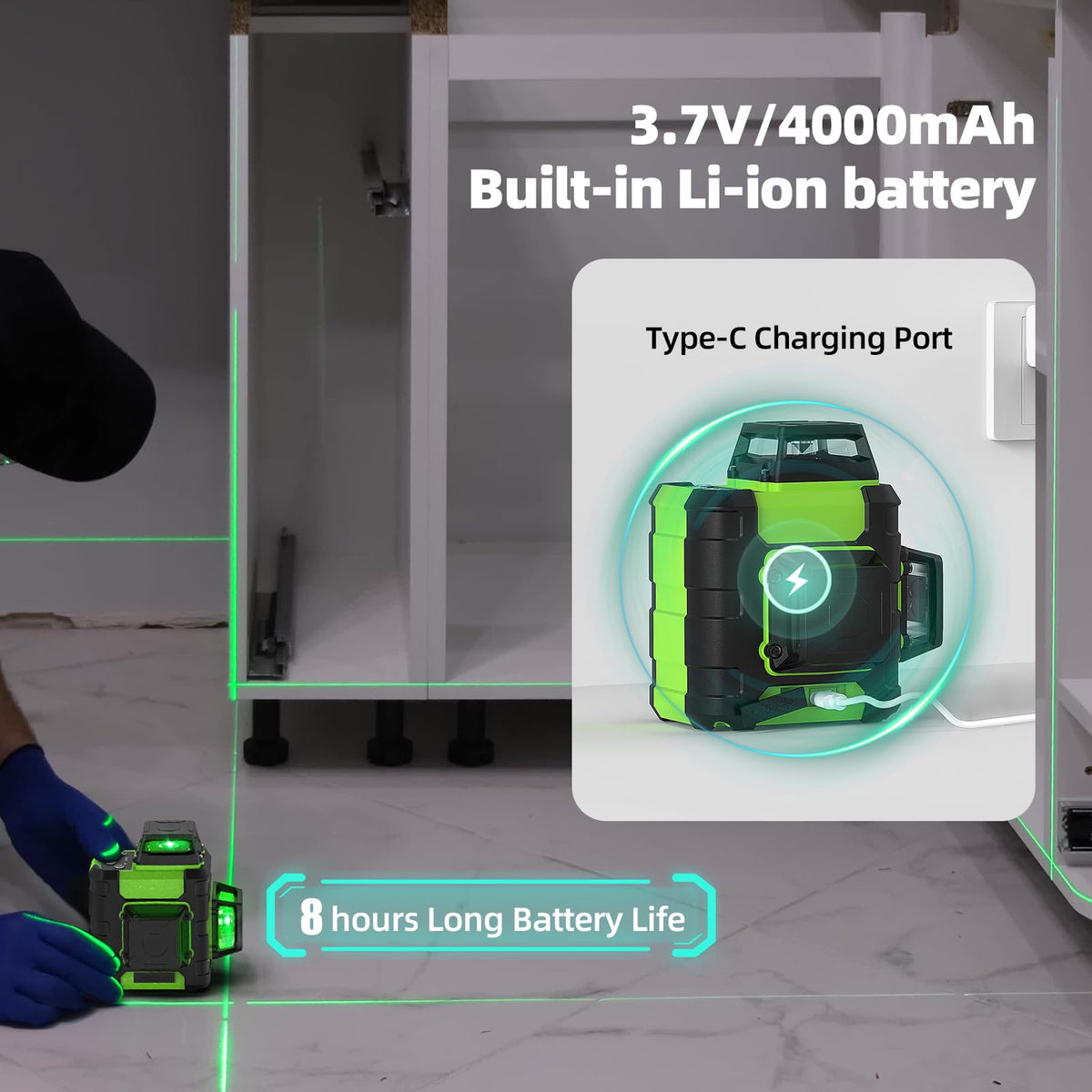 Huepar self-leveling pendulum provides fast, accurate lines