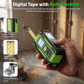 Huepar TLM60 rugged TPR housing for durability.