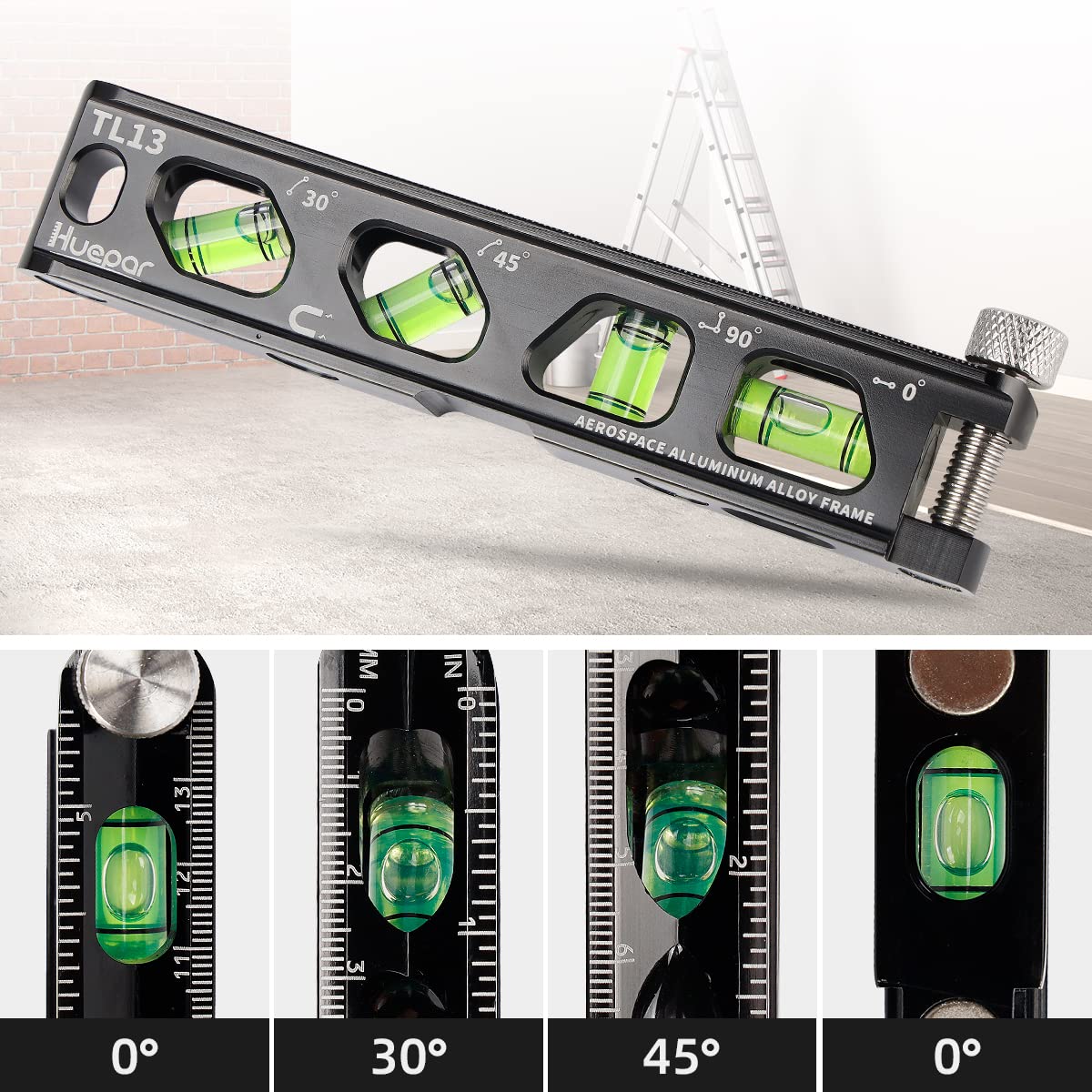 Huepar TL13 aluminum construction for durable, long-lasting use