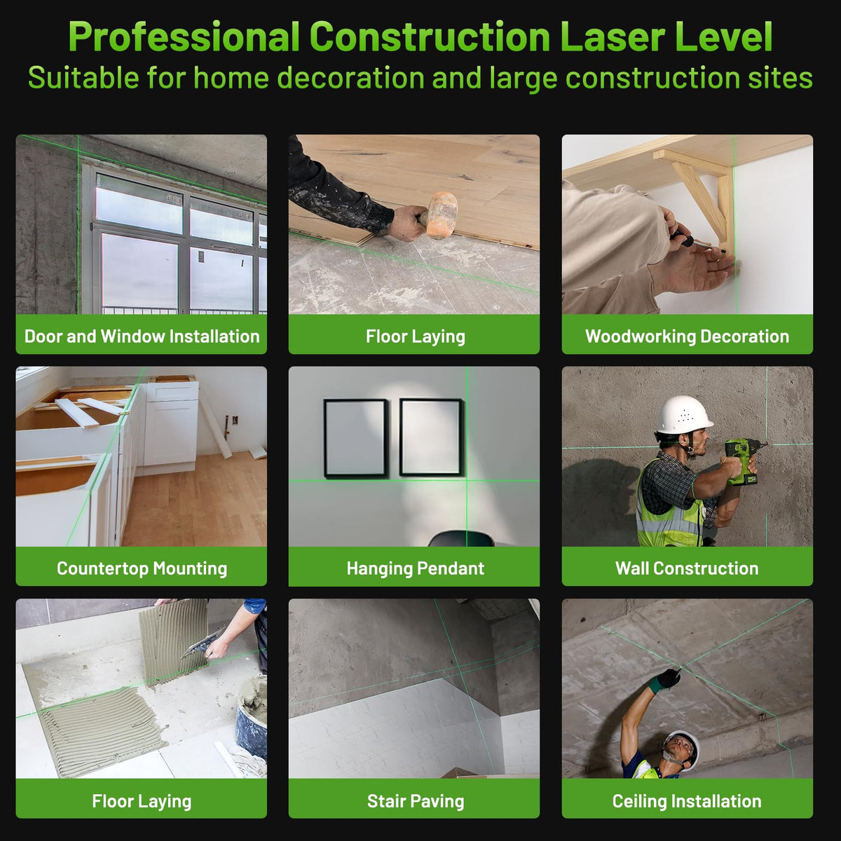 Huepar W04CG wide-workspace coverage suits large projects.