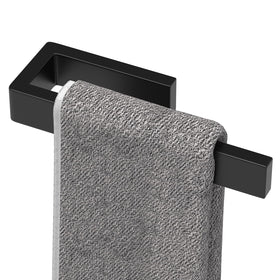 HUFEEOH hand towel holder in stainless steel wall mount for sturdy daily use