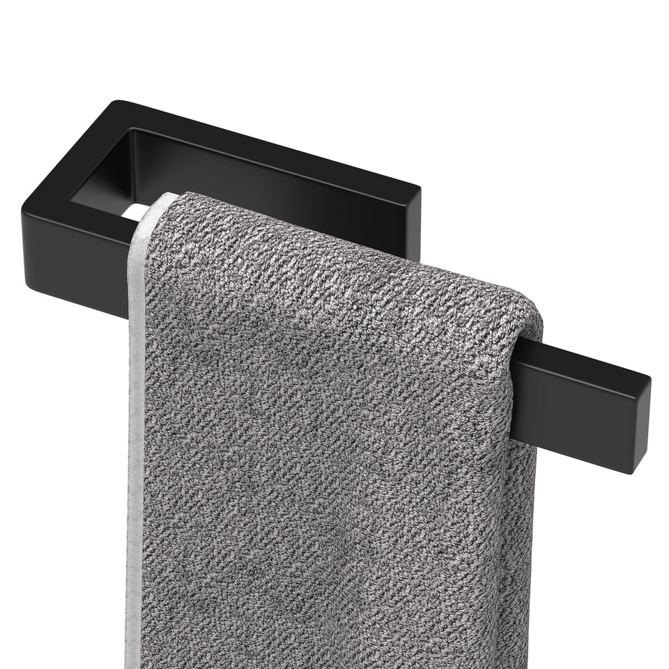 HUFEEOH hand towel holder in stainless steel wall mount for sturdy daily use