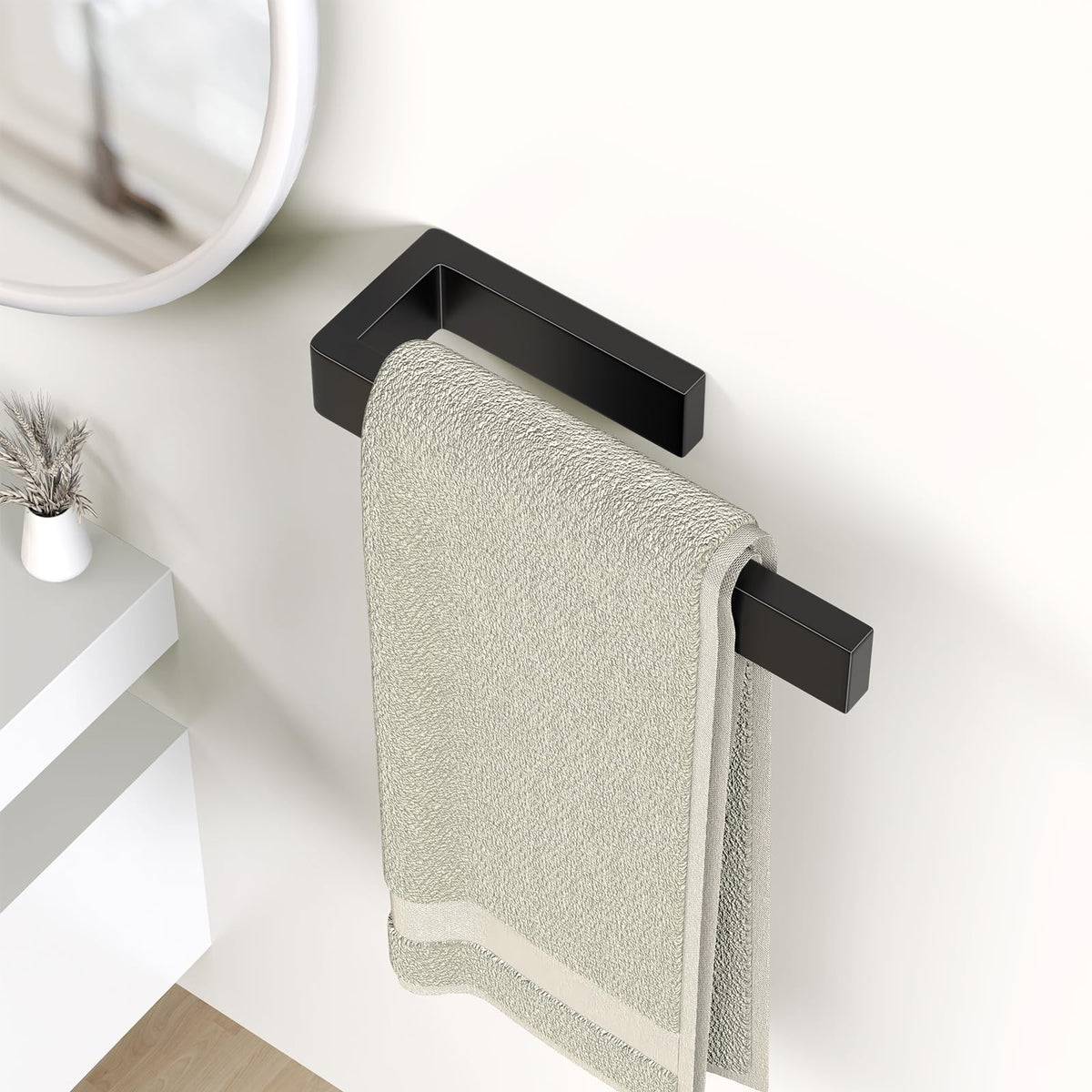 HUFEEOH hidden screw design wall mount conceals holes for a clean look