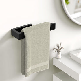 HUFEEOH minimalist matte black finish complements any bathroom decor