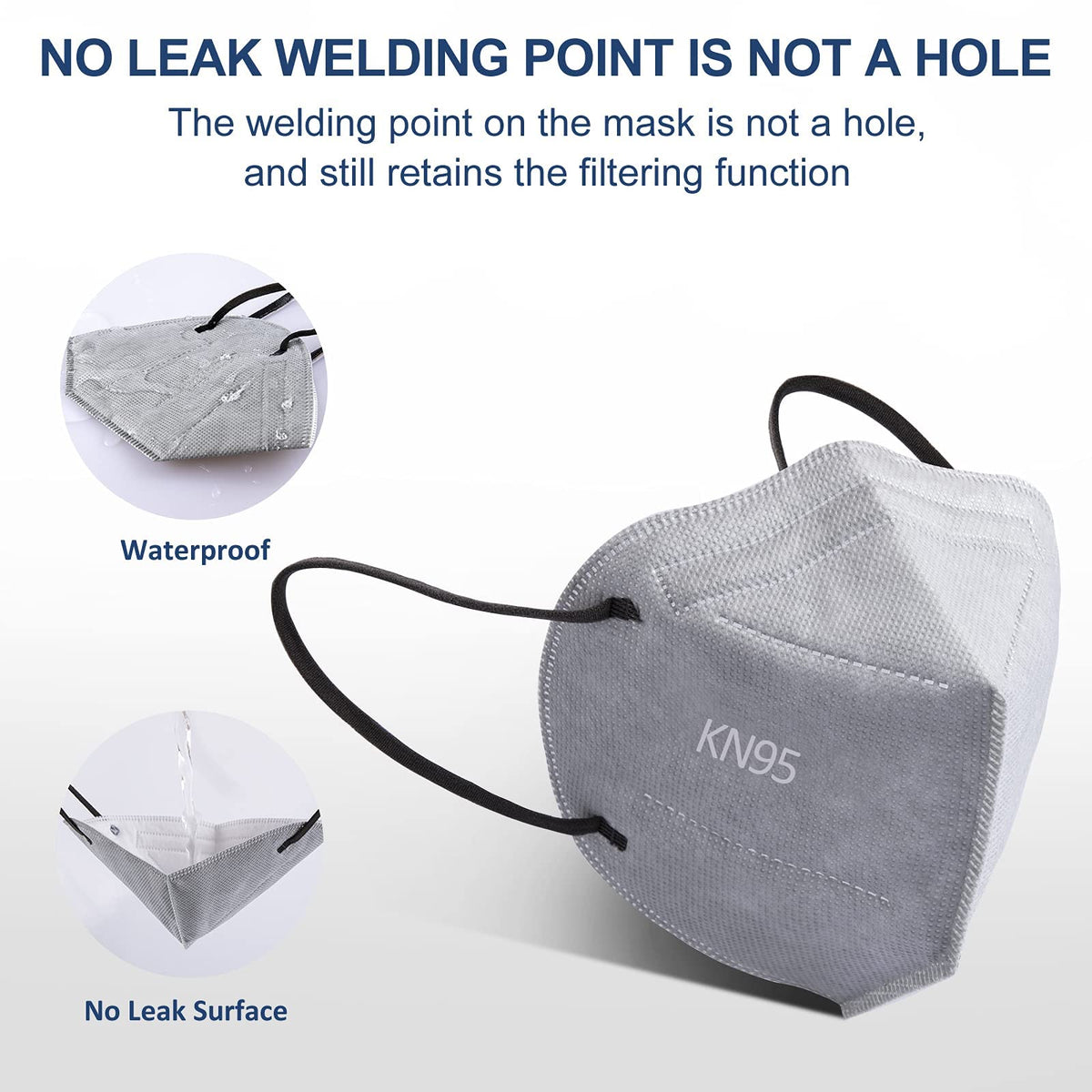 HUHETA KN95 individually wrapped masks help you grab a clean mask on the go.