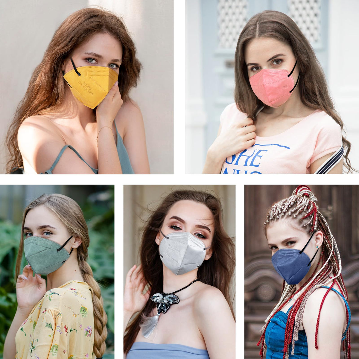 HUHETA KN95 mask comes in a 50-pack box for daily use.