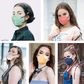 HUHETA KN95 Morandi multi-color options for daily protection.