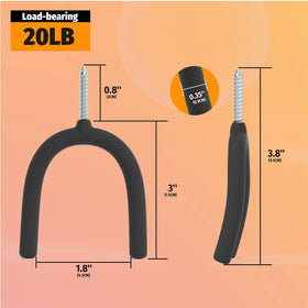 HUHOLE easy quick-installation lets you create a custom peg wall in minutes.
