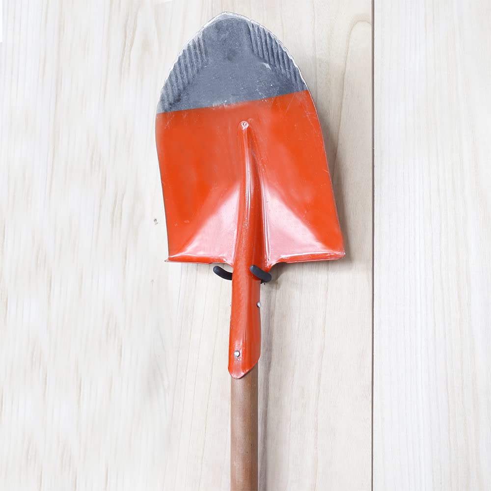 HUHOLE garden tools hanging hooks keep rakes and hoses within easy reach.