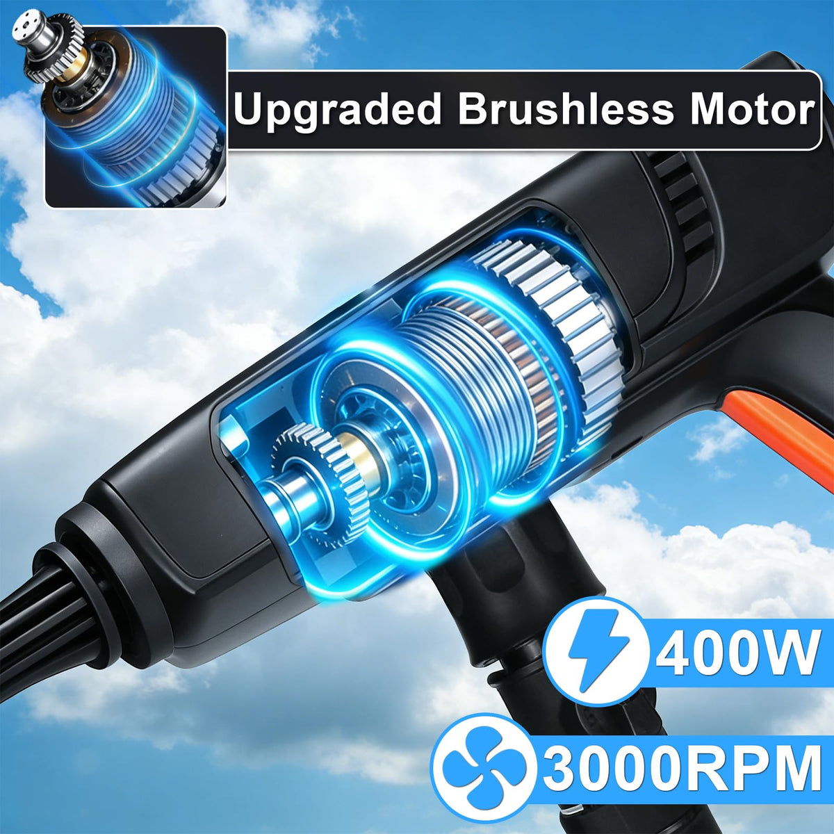 Huhomco dual 4000mAh batteries enable extended cordless cleaning sessions