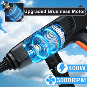 Huhomco dual 4000mAh batteries enable extended cordless cleaning sessions