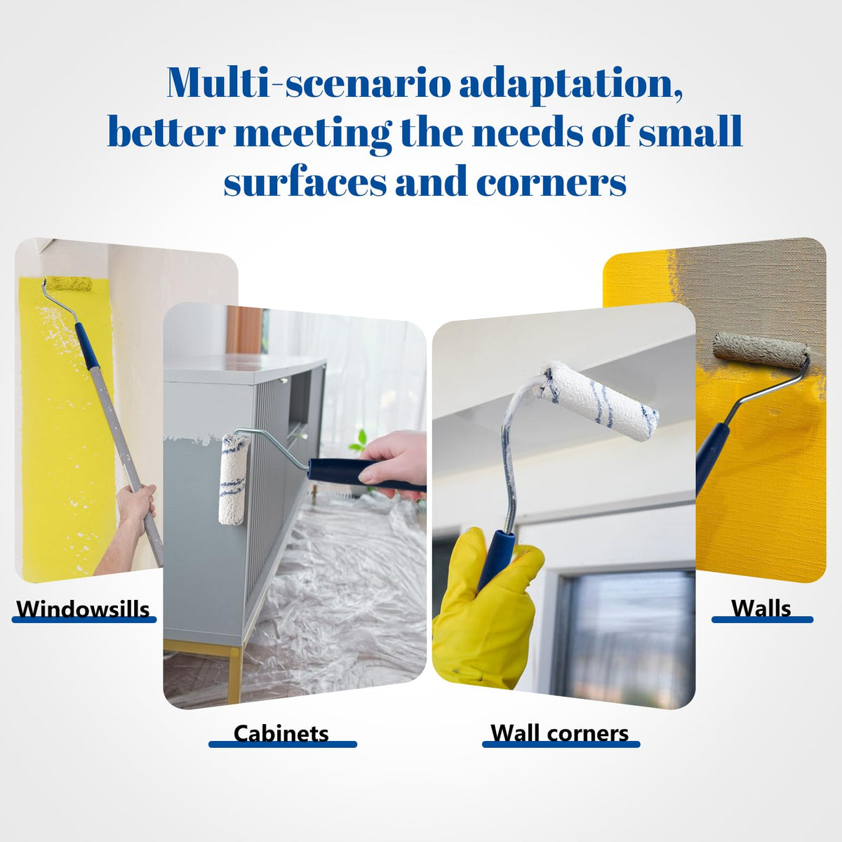 HUIROOWL anti rust metal roller frames for durable use