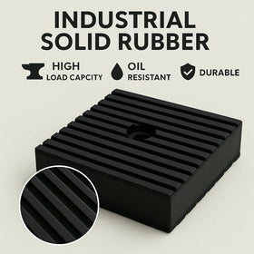 Huivlei 4x4 anti-vibration pad supports HVAC units with dampened vibrations.