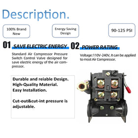 Huivlei four-port manifold supports tidy mounting of valves and gauges.