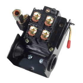 Huivlei heavy-duty air compressor pressure switch demonstrates precise 90-125 psi control.