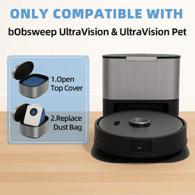 HUIZHEN dust bags package content shows six 6L replacements for UltraVision vacuums.