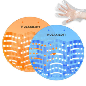HULAXILOTI urinal screen deodorizer blue with long-lasting fragrance for fresh restrooms.