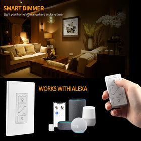 Humpptom Dimmer Switch remote control for quick on/off and brightness