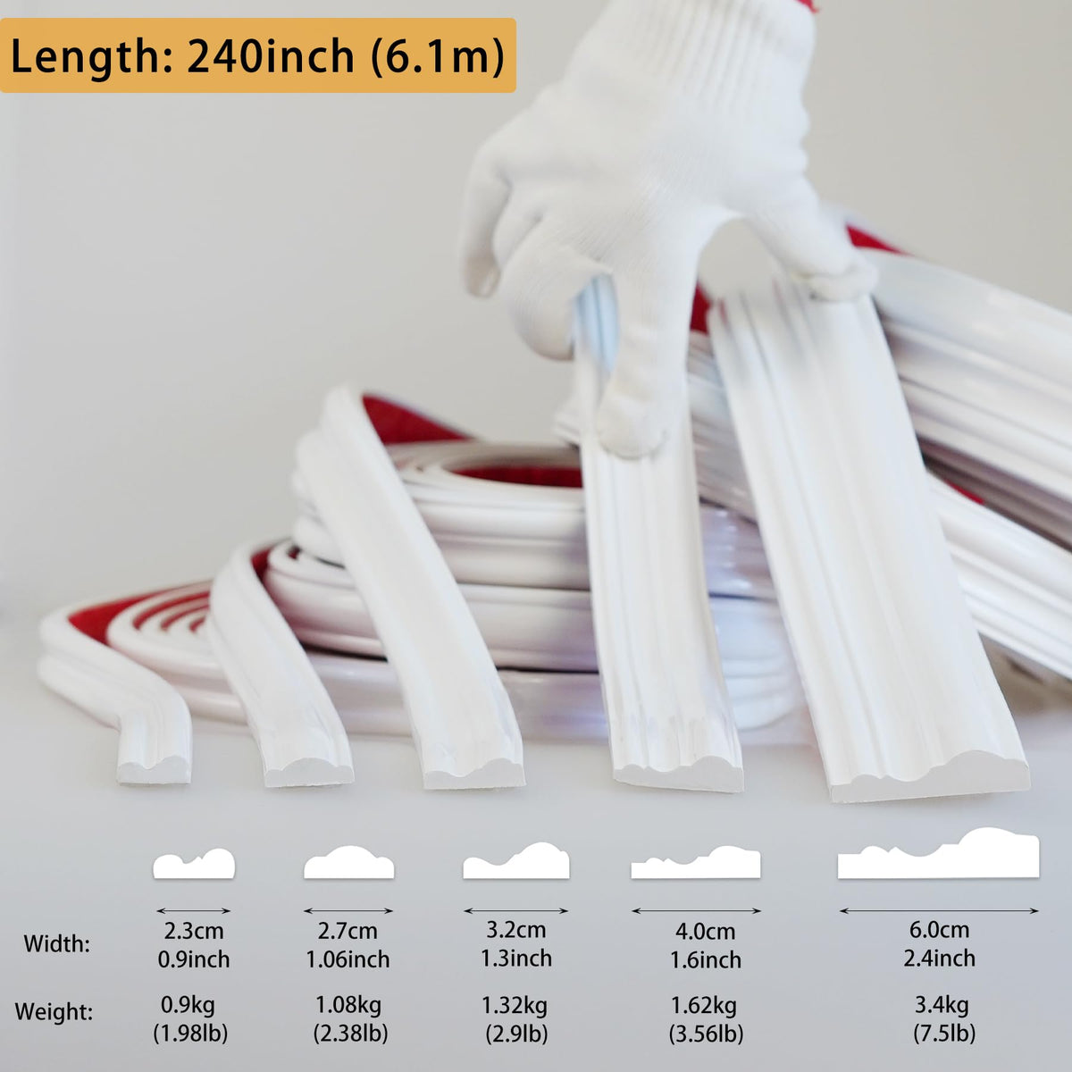 Hungbak panel molding close-up highlights premium TPE texture for durable, lightweight trim.