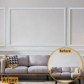 Hungbak molding at a door edge demonstrates protective trim and refined finish.