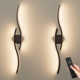 Hunhun battery wall sconce 2-pack for cordless ambient lighting.