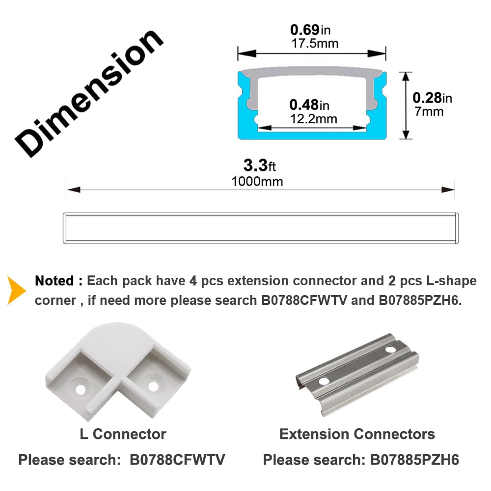 Hunhun extension connector and L-shape corner enable seamless multi-section layouts
