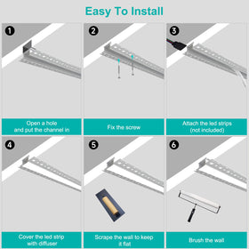 Hunhun under-cabinet kitchen lighting provides ambient task illumination.
