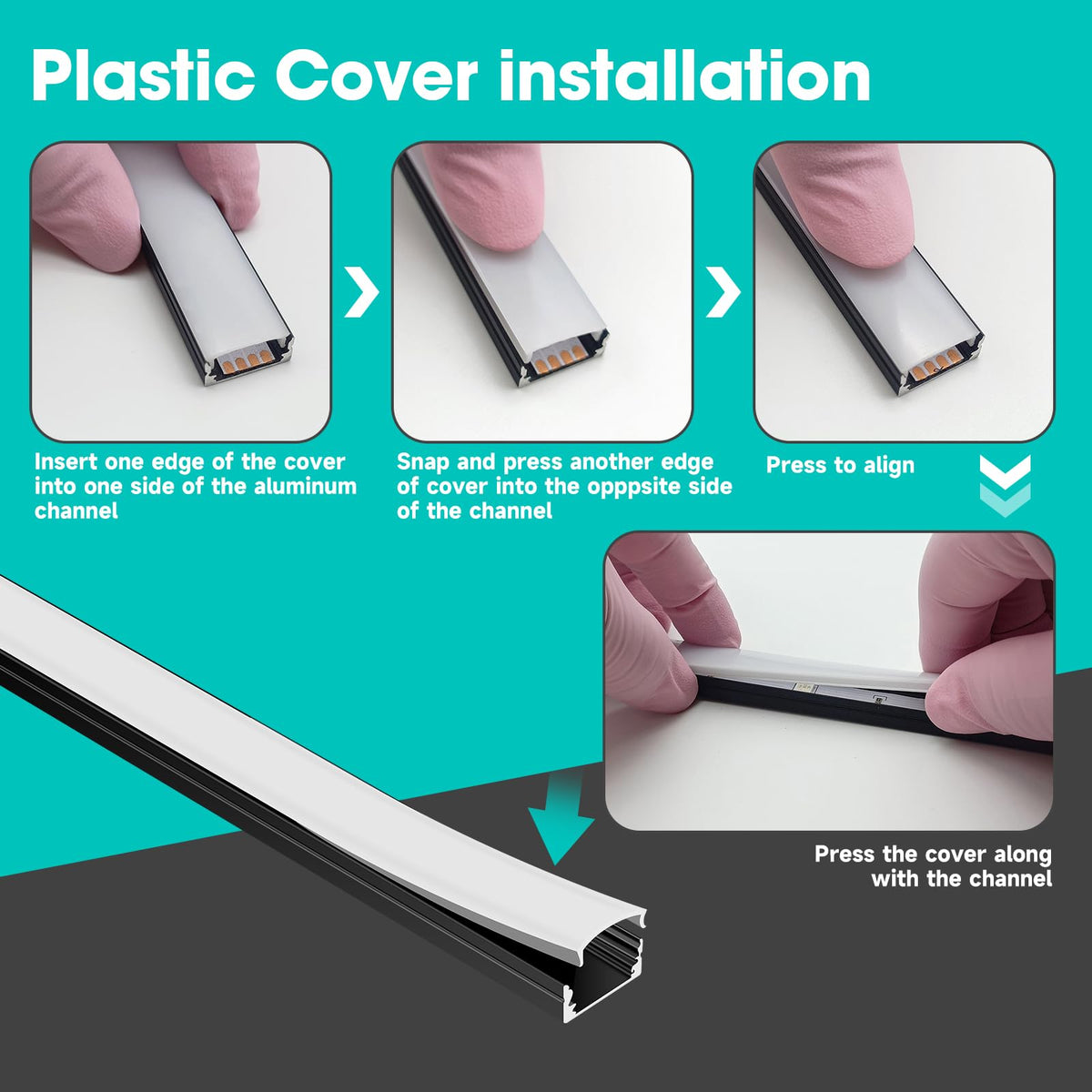 Ideal for under-cabinet, backlighting, and decorative wall accents