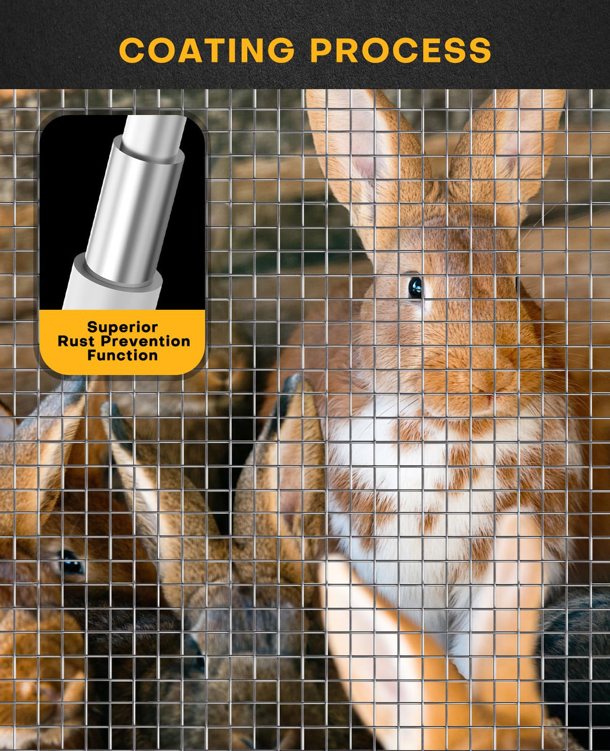 Hunka small rodent screen for garden and planters