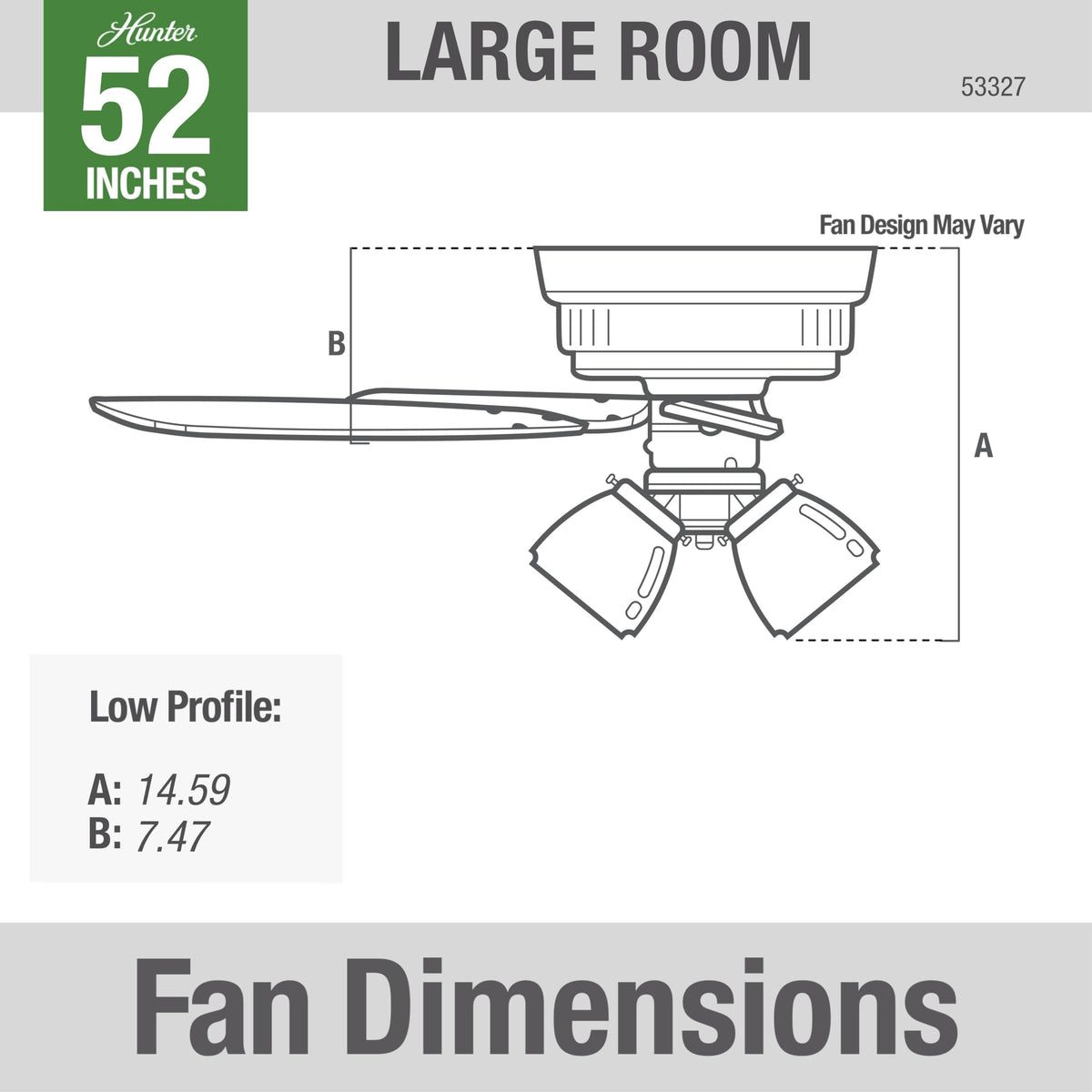 Designed to keep air moving in living rooms and larger bedrooms.