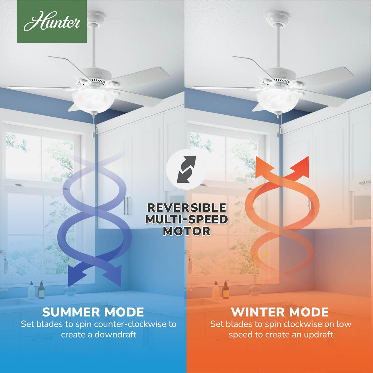 LED light with dimmable settings on Hunter Swanson for customizable mood