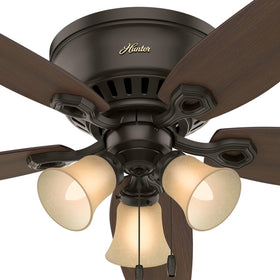Traditional bronze finish adds warm, timeless appeal to any room.