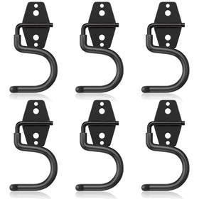HUPBIPY 6-pack garage hooks offering efficient wall storage for tools and equipment