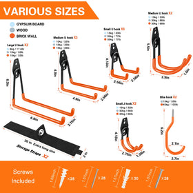 HUPBIPY anti-rust coating helps hooks stay looking new over time.