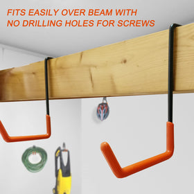 HUPBIPY bike storage hook neatly supports bicycles and wheels