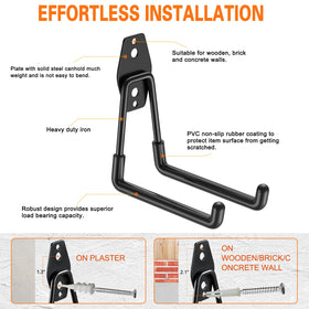 HUPBIPY installation kit image with screws and wall plugs for quick setup