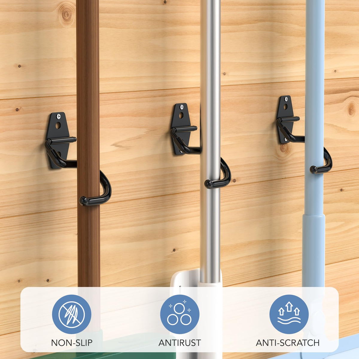 HUPBIPY Independent hook arrangement lets you customize your wall layout