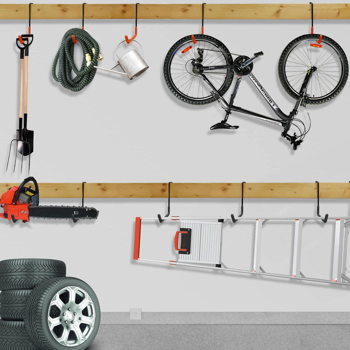 HUPBIPY ladder and tool hook safely holds ladders