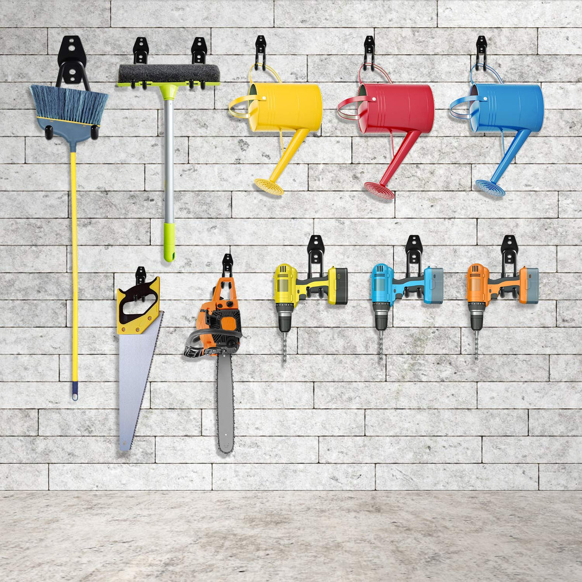 HUPBIPY organized garage helps maximize space and reduce clutter.