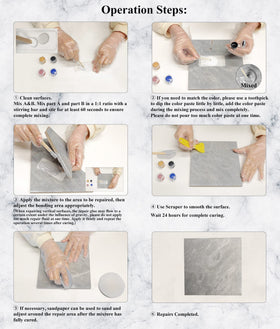 Hupeyna fiberglass shower repair fixes chips and cracks neatly.