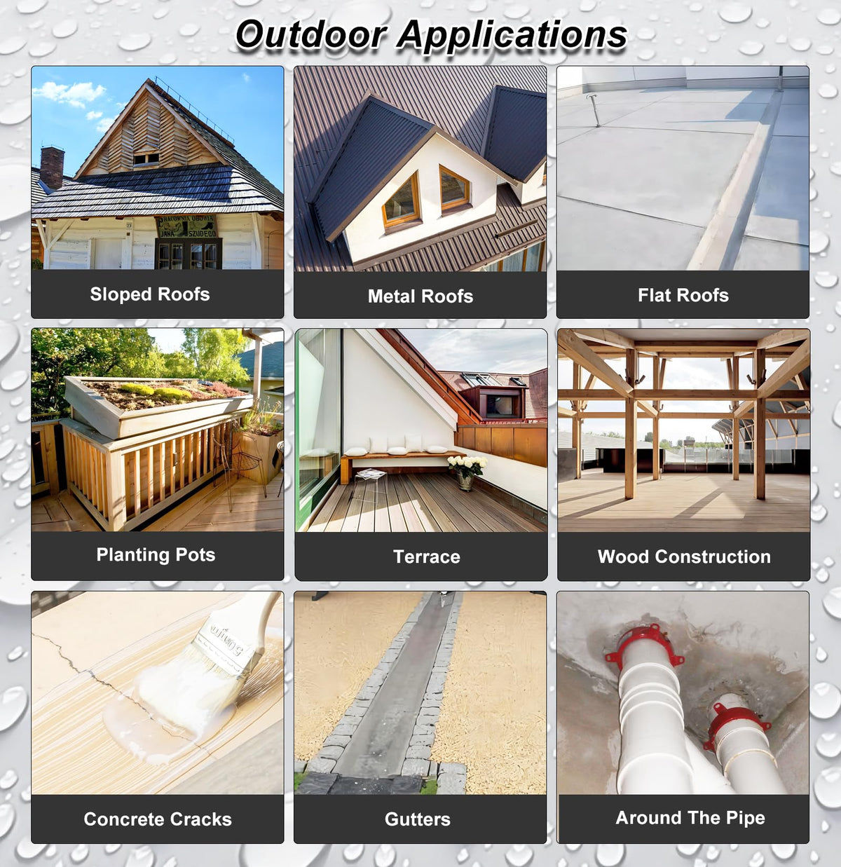 Hupeyna outdoor wall sealing joints on exterior surface for durability