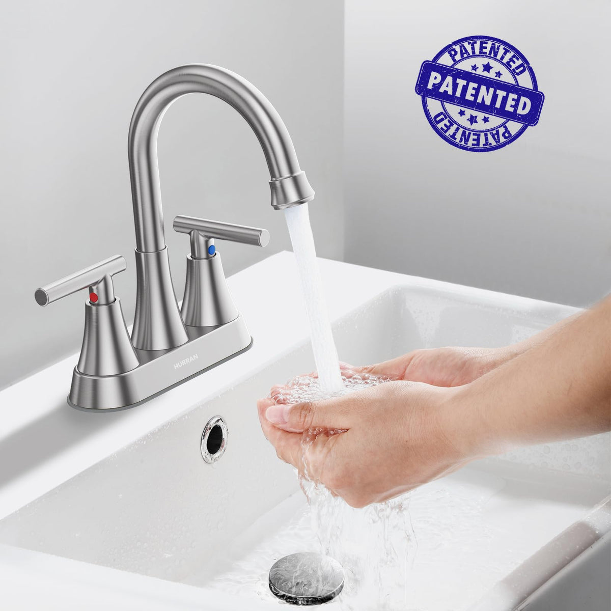 Hurran lever handles provide precise hot and cold control