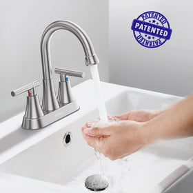Hurran lever handles provide precise hot and cold control