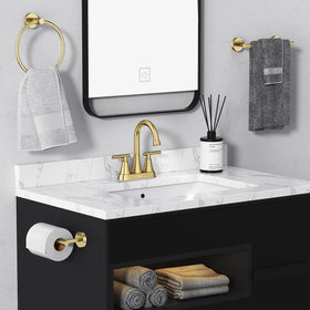 Hurran high-arc spout 5-2in increases sink space.