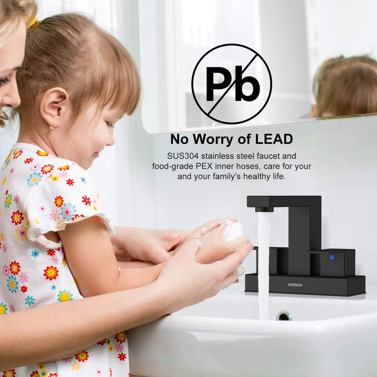 Hurran installation-friendly faucet steps for fast setup