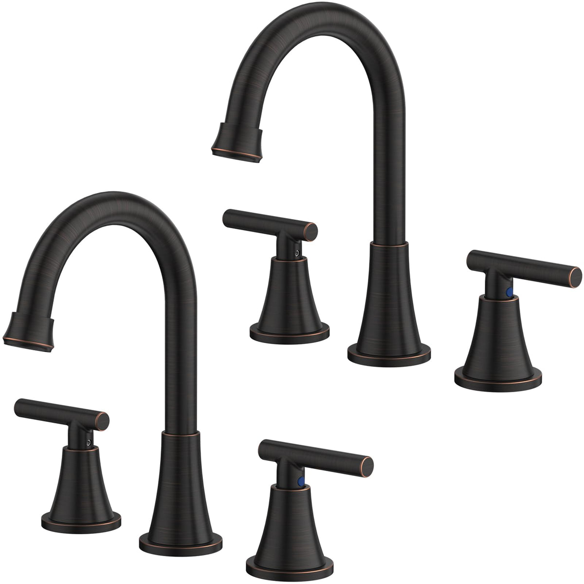 Hurran oil rubbed bronze faucet assembly shows easy installation and durability.